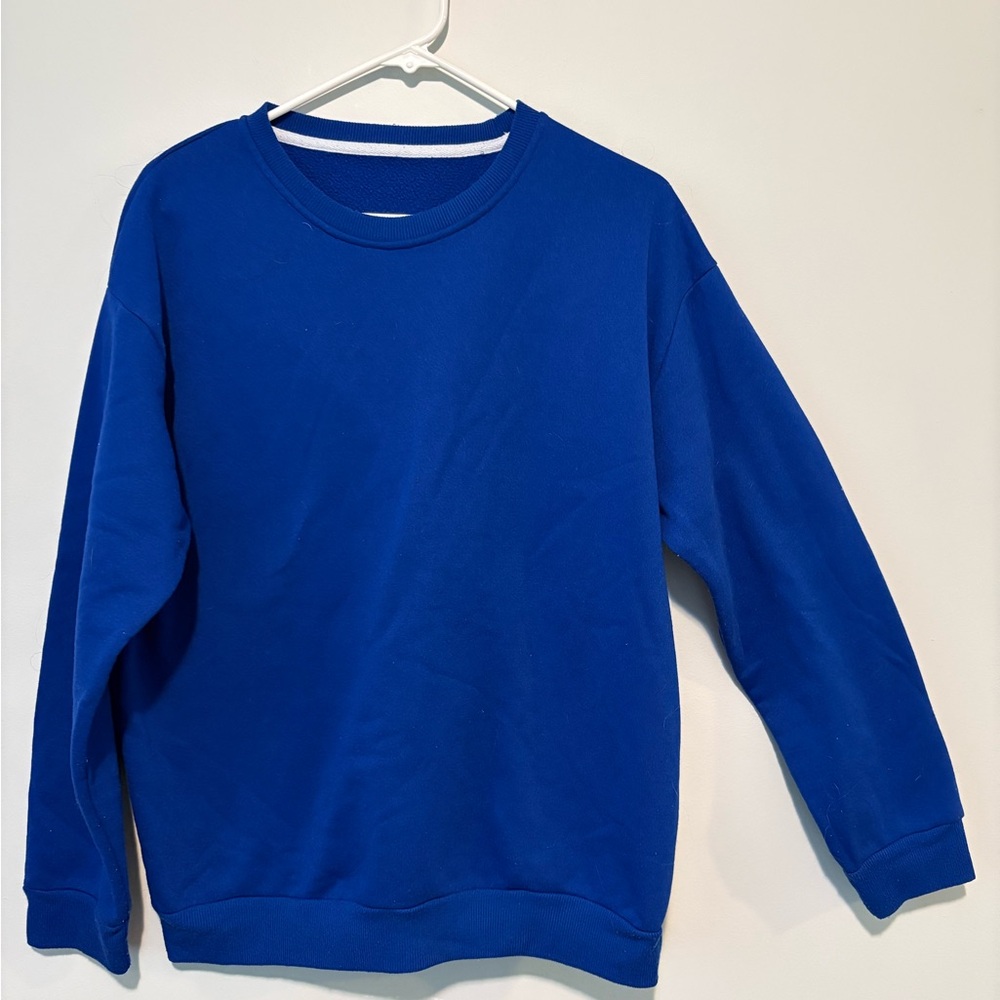 SHEIN Vibrant Blue Women's Sweatshirt